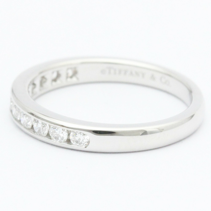 【日本直送】Tiffany Channel Setting 半永恆戒指鉑金時尚鑽石戒指銀-1