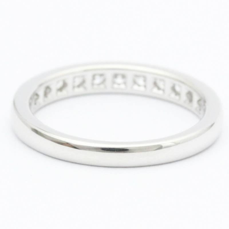 【日本直送】Tiffany Channel Setting 半永恆戒指鉑金時尚鑽石戒指銀-2