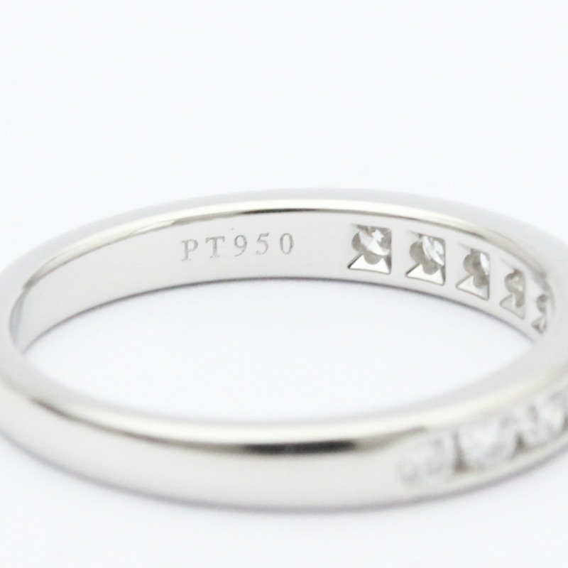 【日本直送】Tiffany Channel Setting 半永恆戒指鉑金時尚鑽石戒指銀-4