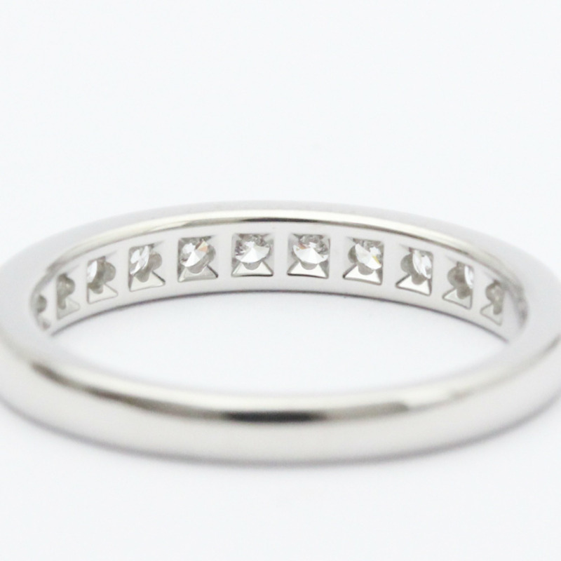 【日本直送】Tiffany Channel Setting 半永恆戒指鉑金時尚鑽石戒指銀-7