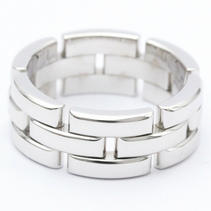 【日本直送】Cartier Maillon Panthère 戒指 白金 (18K) 時尚無石戒指 銀-4