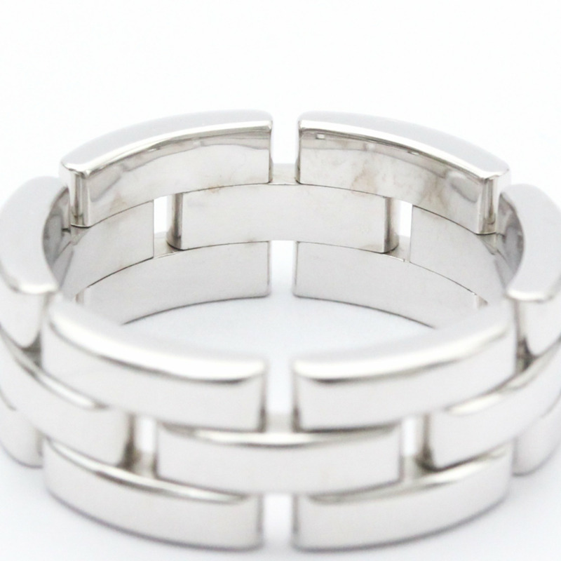 【日本直送】Cartier Maillon Panthère 戒指 白金 (18K) 時尚無石戒指 銀-8