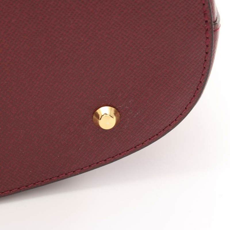 【日本直送】中古BURBERRY[AB]NOVA CHECK格紋 肩包 托特包 帆布 皮革 淺褐色 波爾多色 多色-4