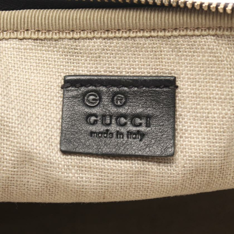 【日本直送】中古GUCCI[B]微 gucci sima 手拿包 皮革 黑色-3