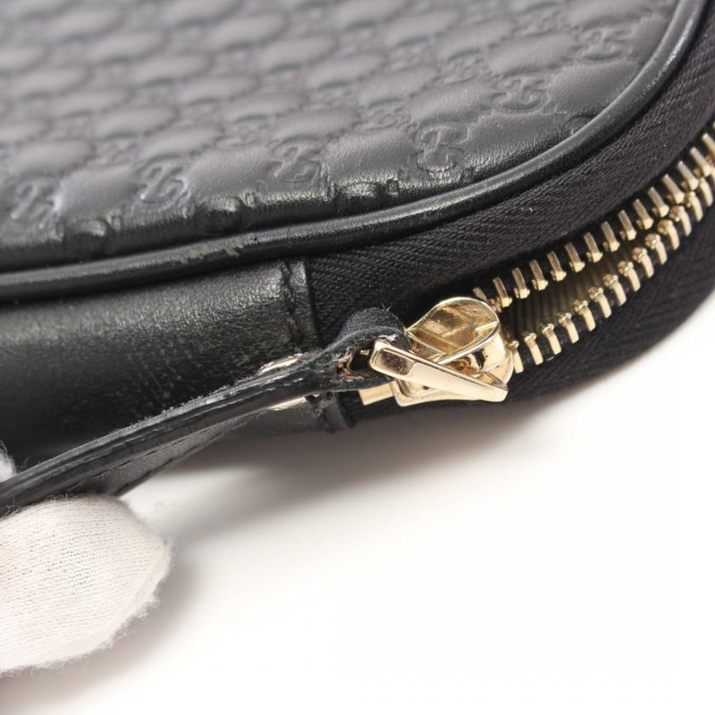 【日本直送】中古GUCCI[B]微 gucci sima 手拿包 皮革 黑色-5