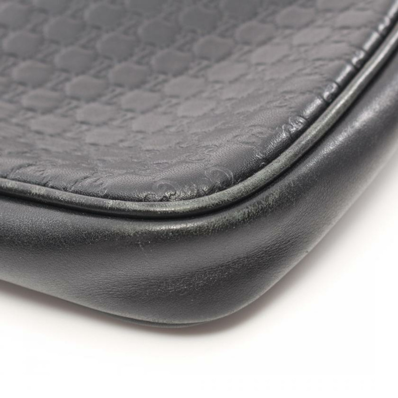 【日本直送】中古GUCCI[B]微 gucci sima 手拿包 皮革 黑色-6