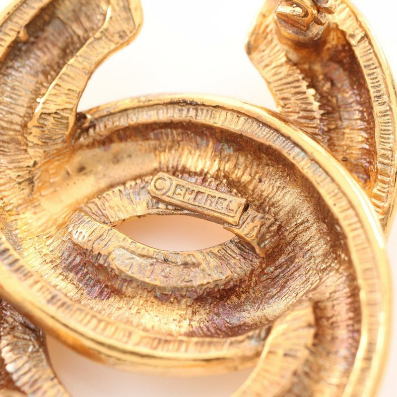 【日本直送】中古CHANEL[B]雙C標誌胸針-2