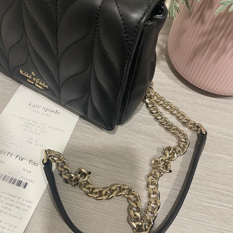 Kate  spade ♠️ 小羊皮斜背包（小香風）-2