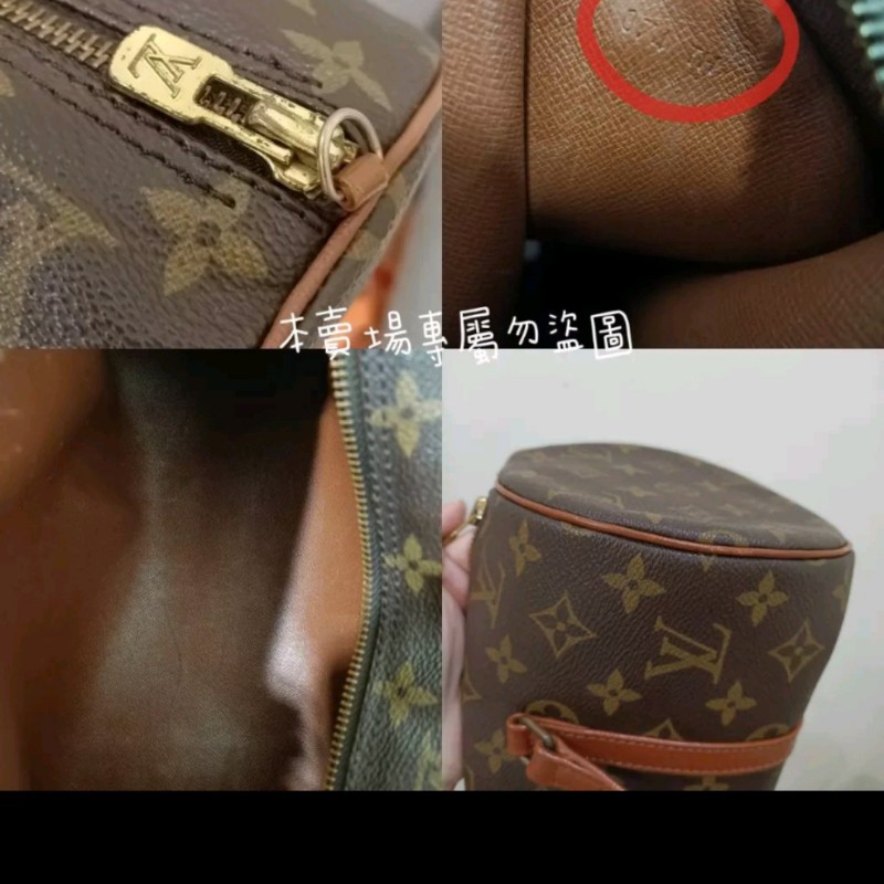 (再次降價)【LV 中古包】巴比倫圓筒子母包 30CM/15CM-4