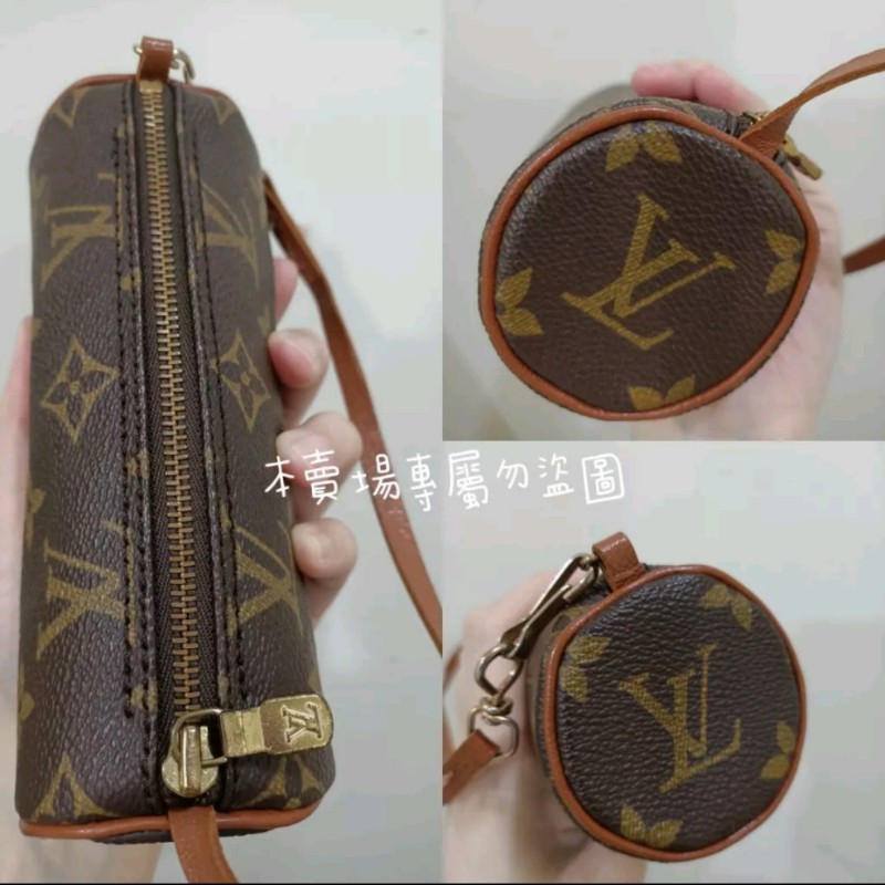 (再次降價)【LV 中古包】巴比倫圓筒子母包 30CM/15CM-6