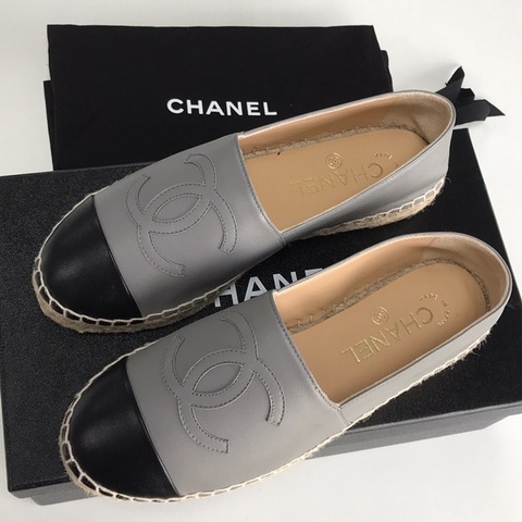 chanel22漁夫鞋 灰