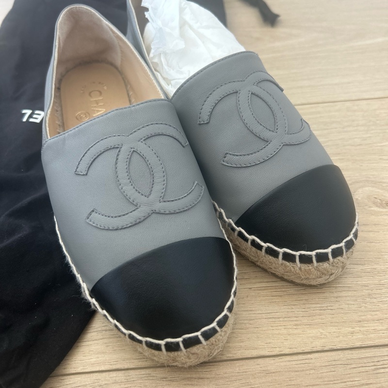 chanel22漁夫鞋 灰-0