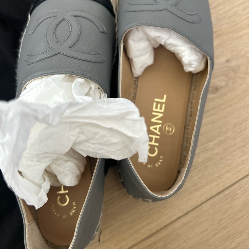 chanel22漁夫鞋 灰-7