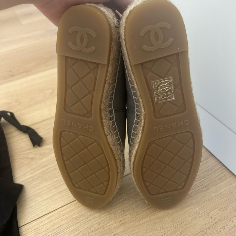 chanel22漁夫鞋 灰-4