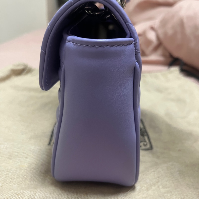 Gucci marmont 小型肩背包 紫色-9