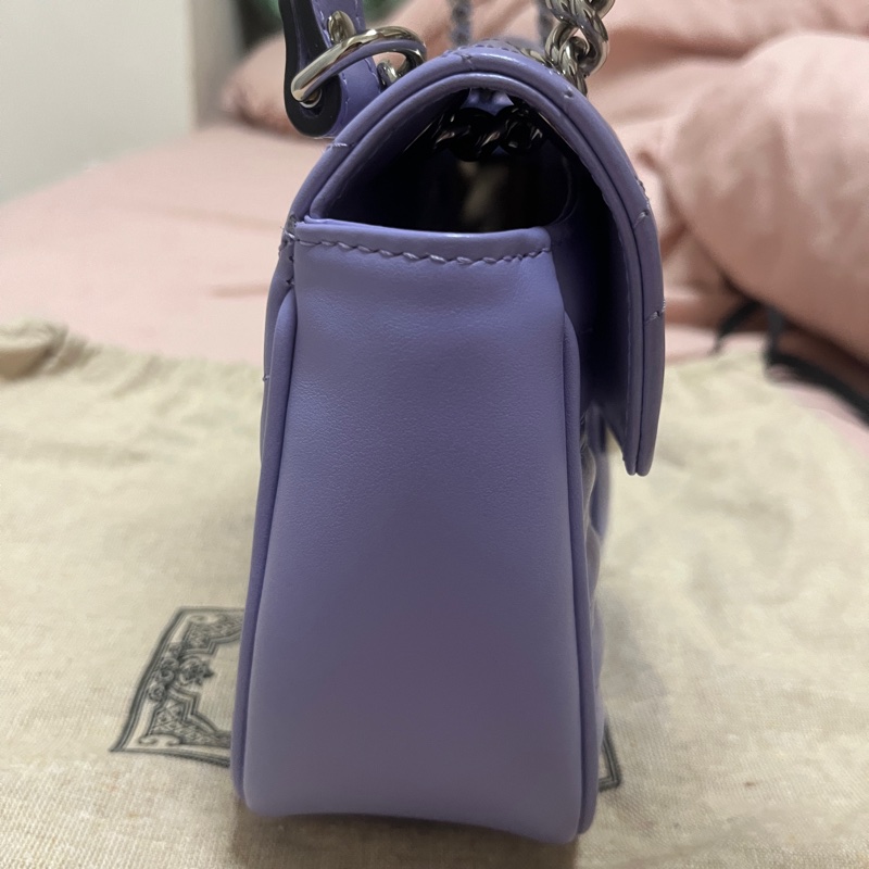 Gucci marmont 小型肩背包 紫色-10