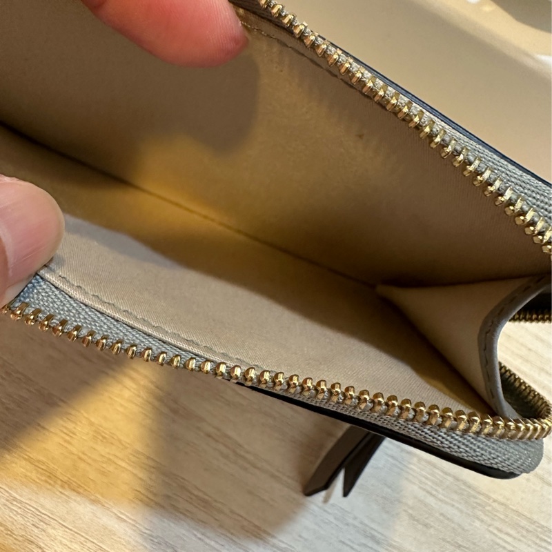 Chloe C card holders 鱷魚壓紋零錢包 卡片夾 stormy grey 大象灰 霧霾灰-7