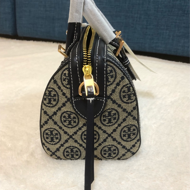 Tory Burch緹花波士頓包（海軍藍迷你）-2