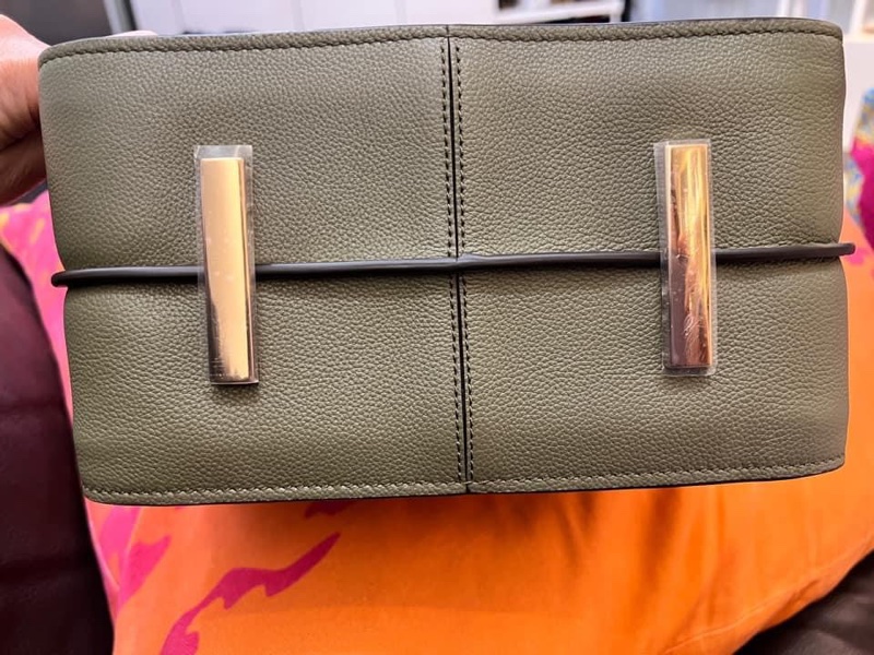 Tods Timeles T字裝飾小牛皮翻蓋肩包-3