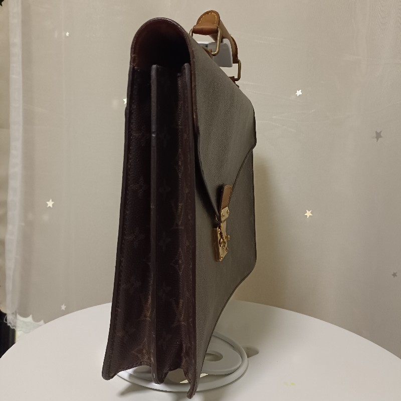 LV 中古古董蒙梭男士公文包/公事包/筆電包 Vintage M53331-8
