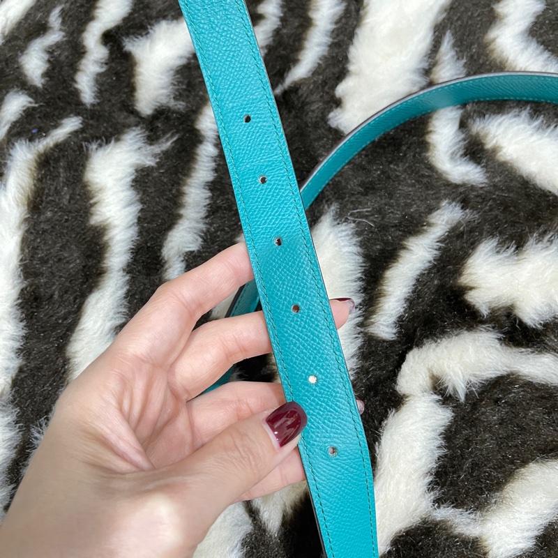 Hermes 愛馬仕雙面金扣皮帶-2