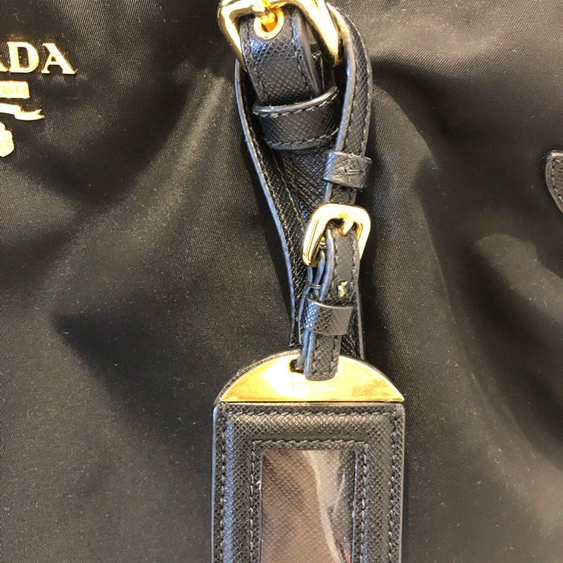 PRADA 托特包 黑色-4