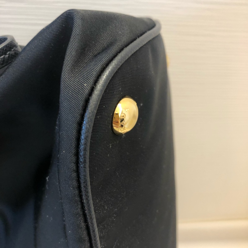 PRADA 托特包 黑色-7