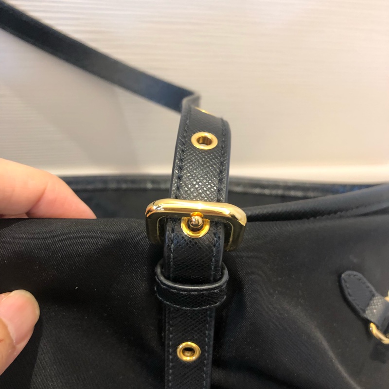 PRADA 托特包 黑色-10