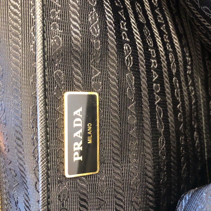 PRADA 托特包 黑色-12