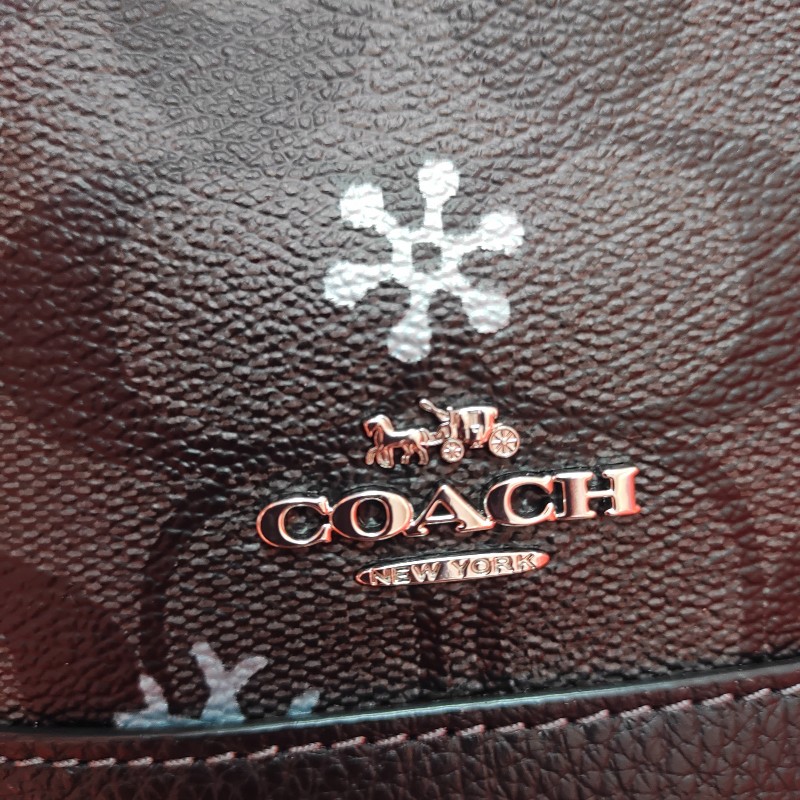 Coach 聖誕節限定雪花小水桶-4