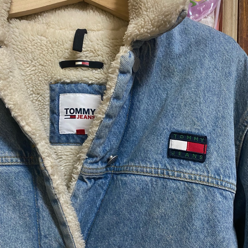 Tommy牛仔羔羊外套 (可小議價喔!-2