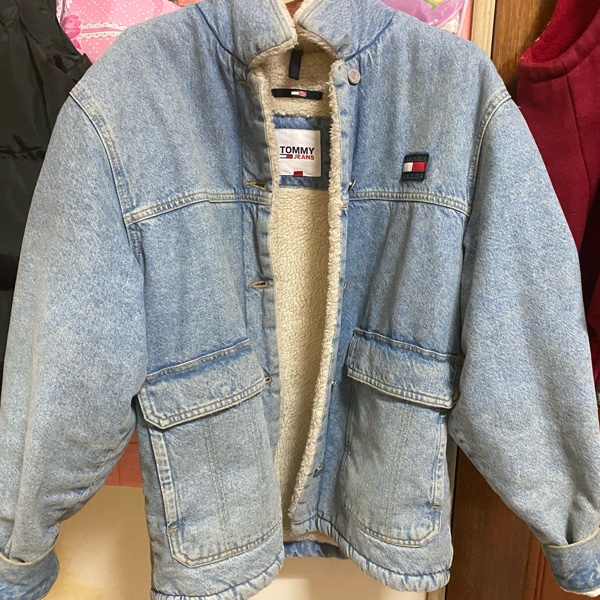 Tommy牛仔羔羊外套 (可小議價喔!-5