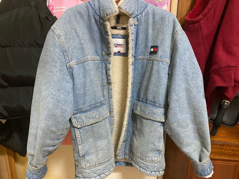 Tommy牛仔羔羊外套 (可小議價喔!-6