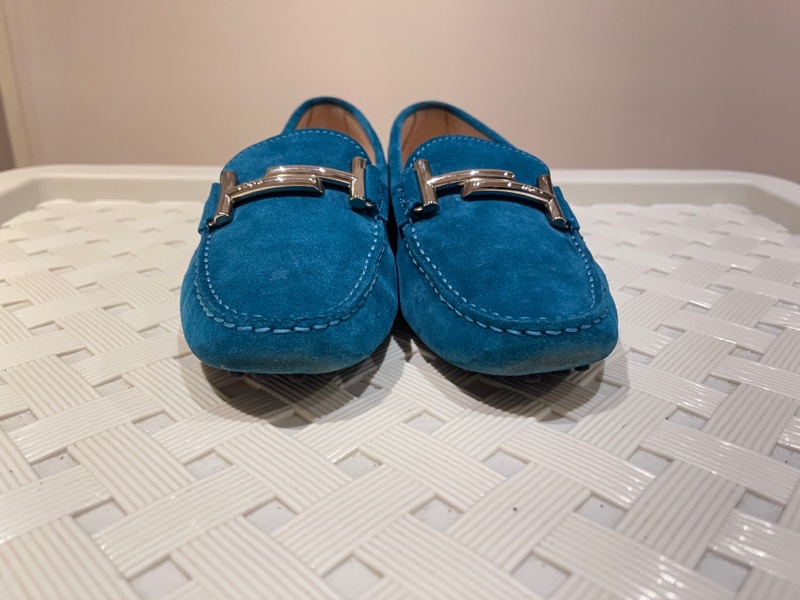 TODS 豆豆鞋 萊茵藍-14