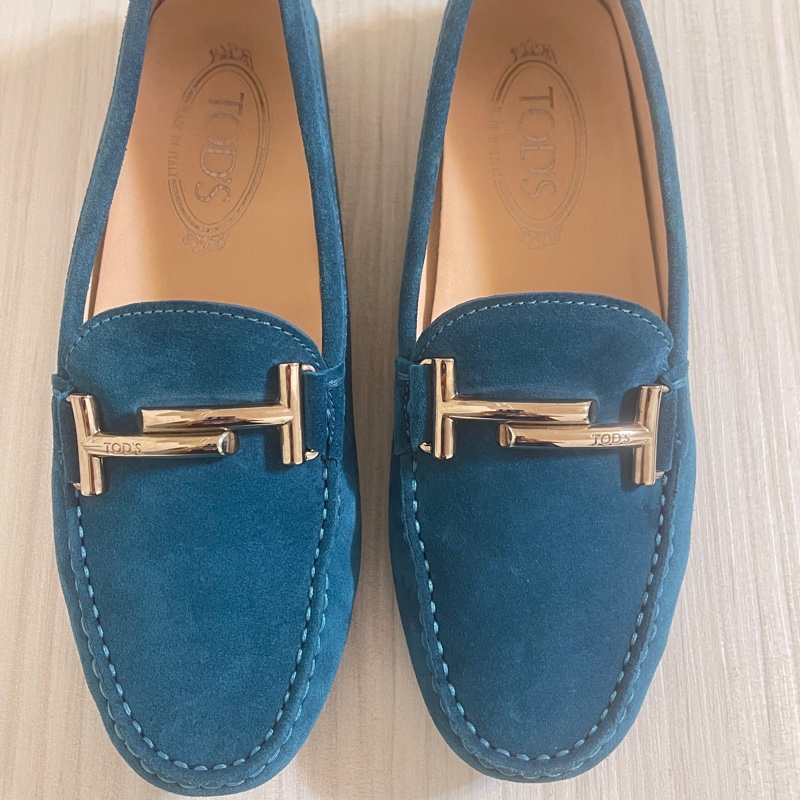 TODS 豆豆鞋 萊茵藍-0