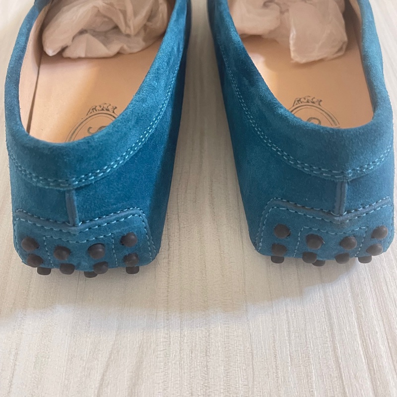 TODS 豆豆鞋 萊茵藍-4