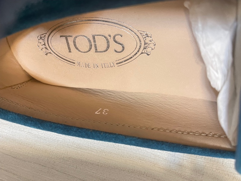 TODS 豆豆鞋 萊茵藍-8