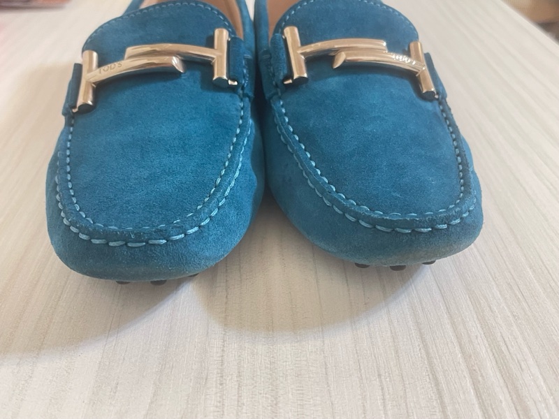TODS 豆豆鞋 萊茵藍-9