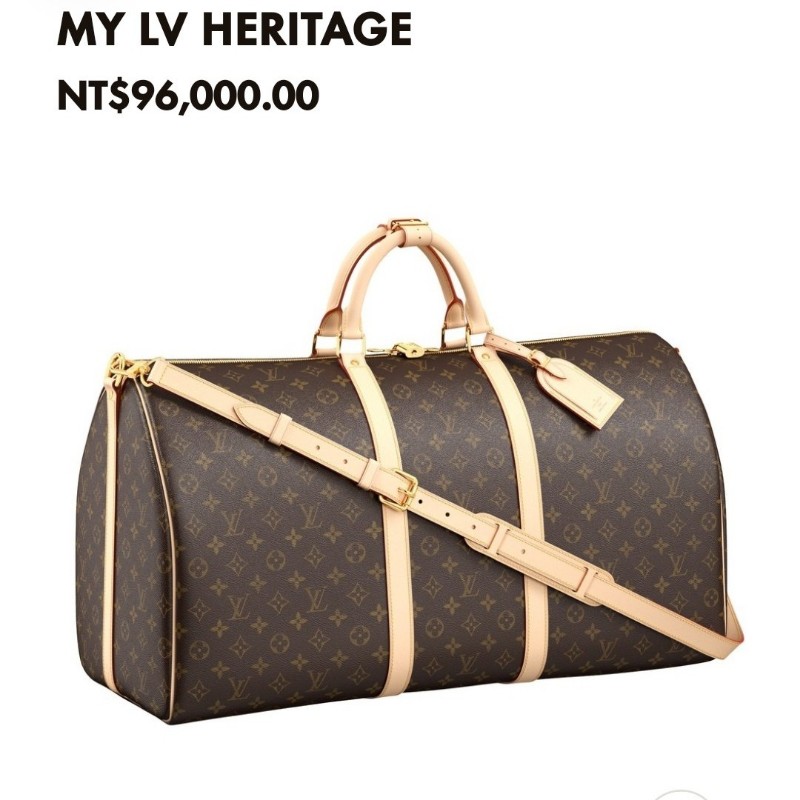 LV老花60公分旅行袋9成新-2