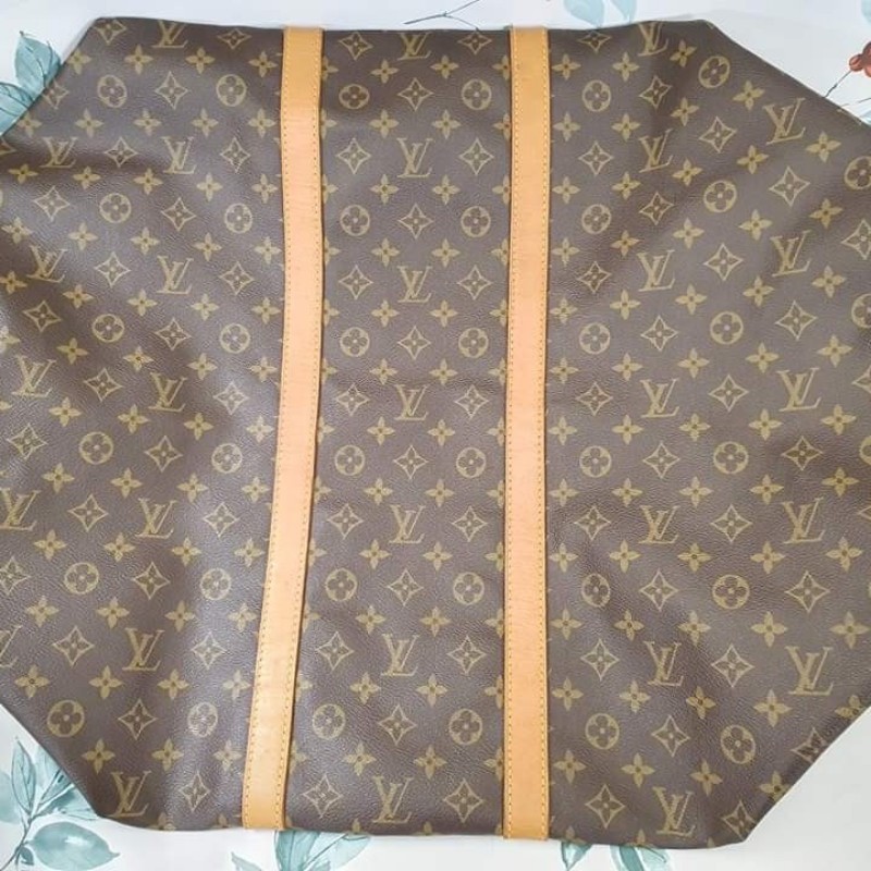 LV老花60公分旅行袋9成新-3