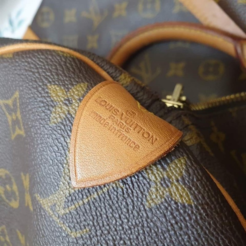 LV老花60公分旅行袋9成新-11