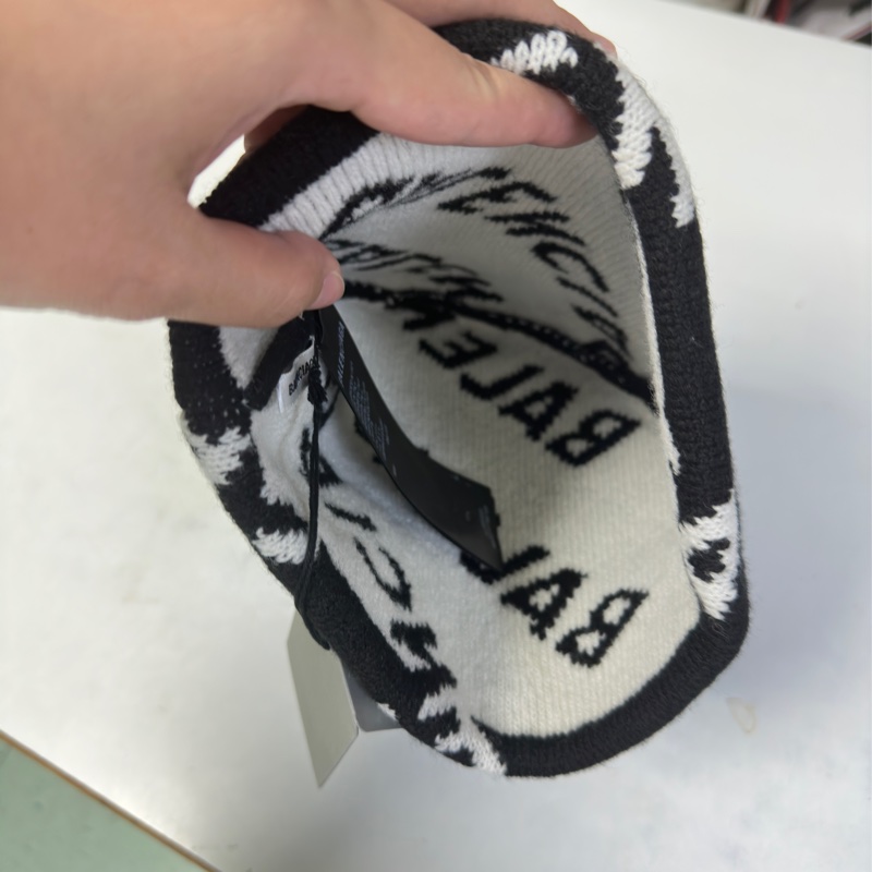 巴黎世家 Balenciaga logo wool hat 毛帽 黑-1