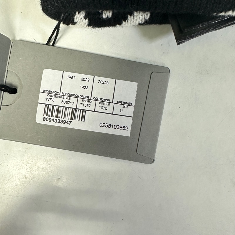 巴黎世家 Balenciaga logo wool hat 毛帽 黑-3