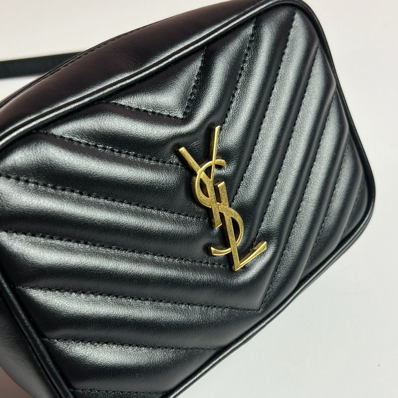 YSL 經典V字流蘇腰包-6