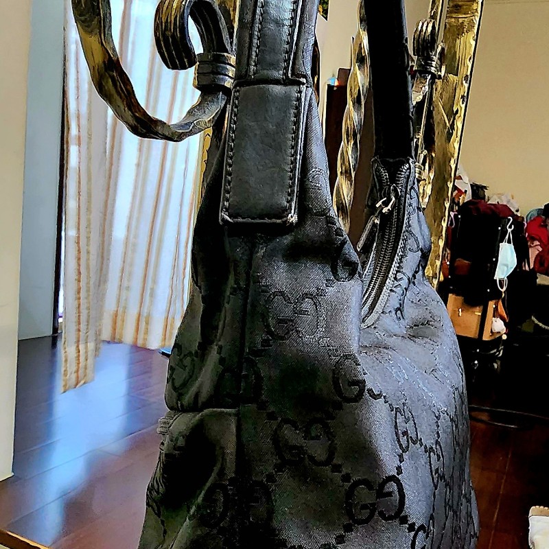 GUCCI 古馳 肩背包 單肩背包 腋下包 經典LOGO花紋-2