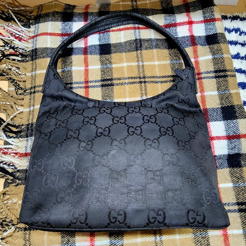 GUCCI 古馳 肩背包 單肩背包 腋下包 經典LOGO花紋-9