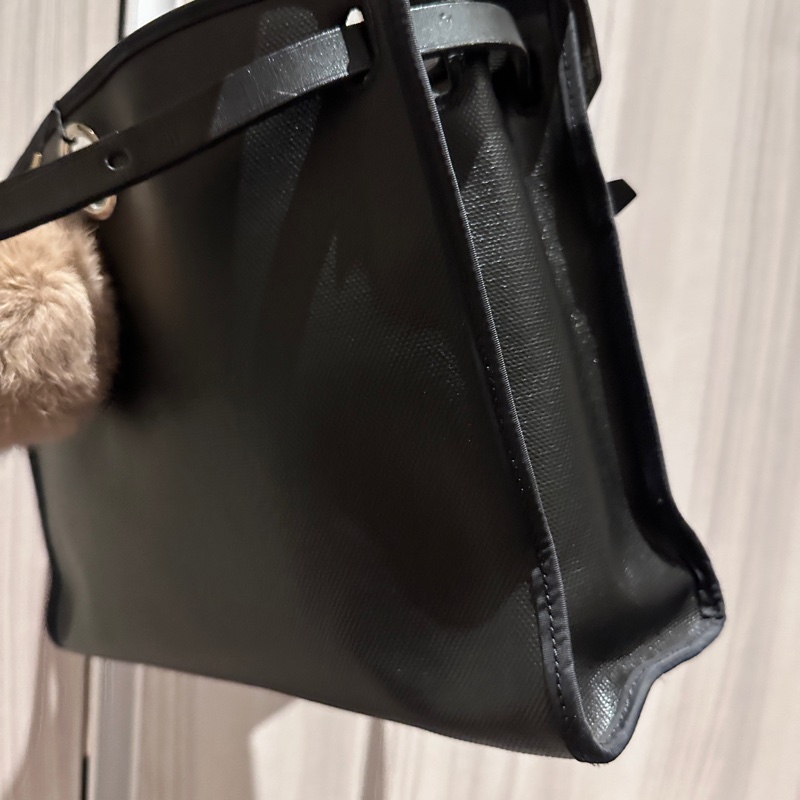 Hermes Herbag 31 黑銀防水布(降價)-5