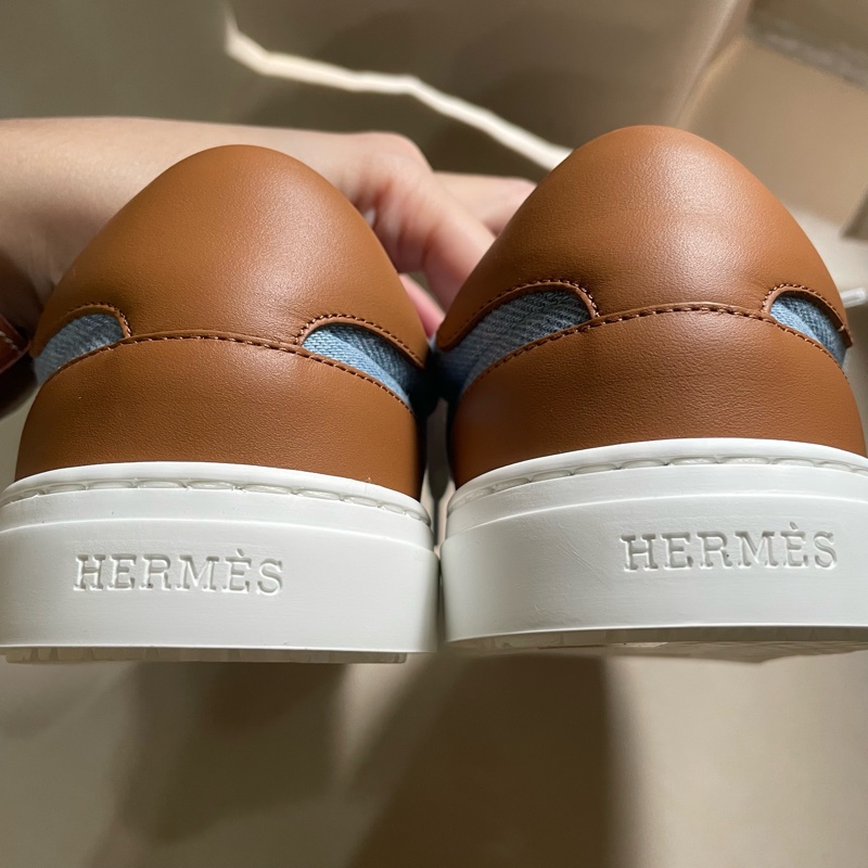 愛馬仕 Day運動鞋 丹寧牛皮配Kelly鞋釦-10