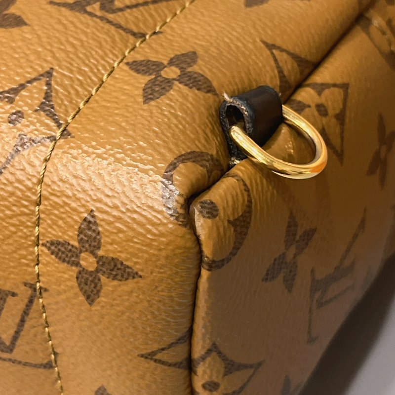 Louis Vuitton LV 老花字紋 雙色 迷小後背包/肩背包-5