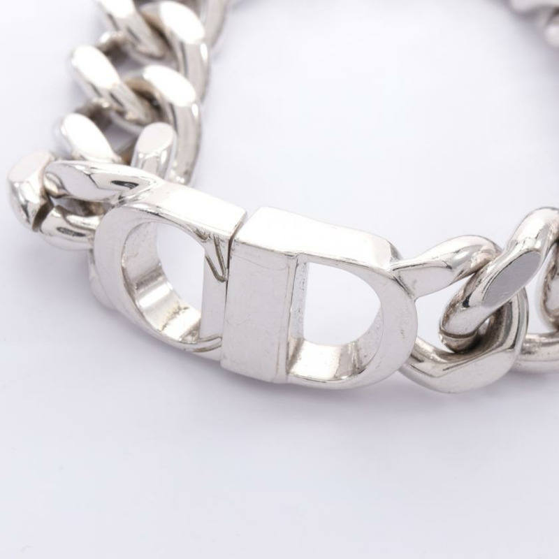 【日本直送】中古Dior HOMME[B]CD ICON 手鍊手環 銀色-1